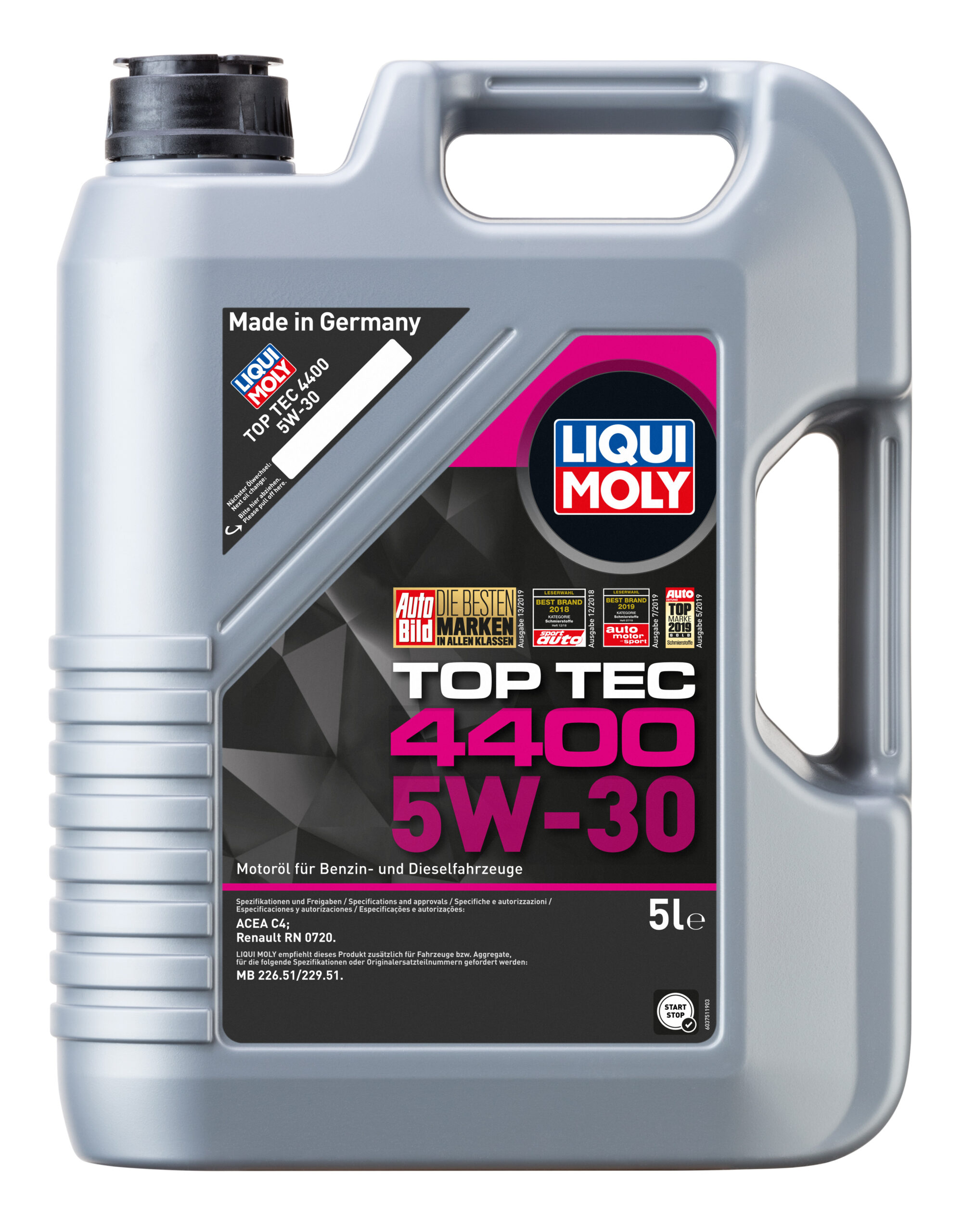 LM2322 НС-синтетическое моторное масло Top Tec 4400 5W-30 C4(5л)