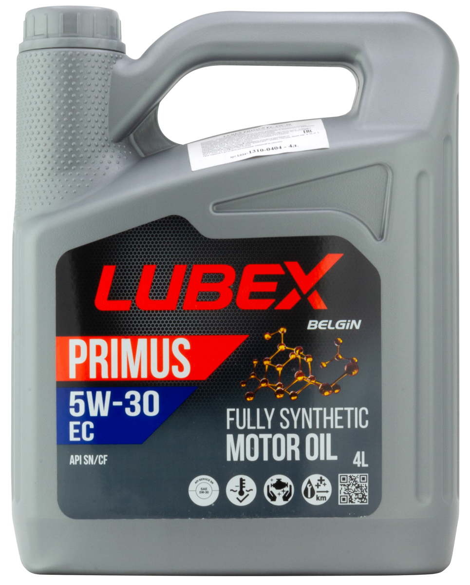 L034-1310-0404 LUBEX Синт. моторное масло PRIMUS EC 5W-30 SN (4л)