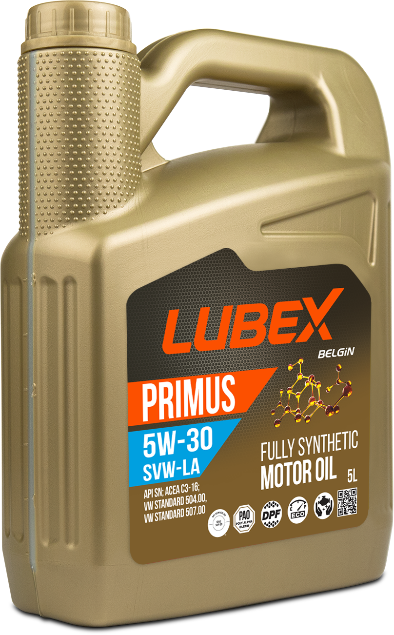 L034-1624-0405 LUBEX Синт-ое моторное масло PRIMUS SVW-LA 5W-30 SN C3 (5л)