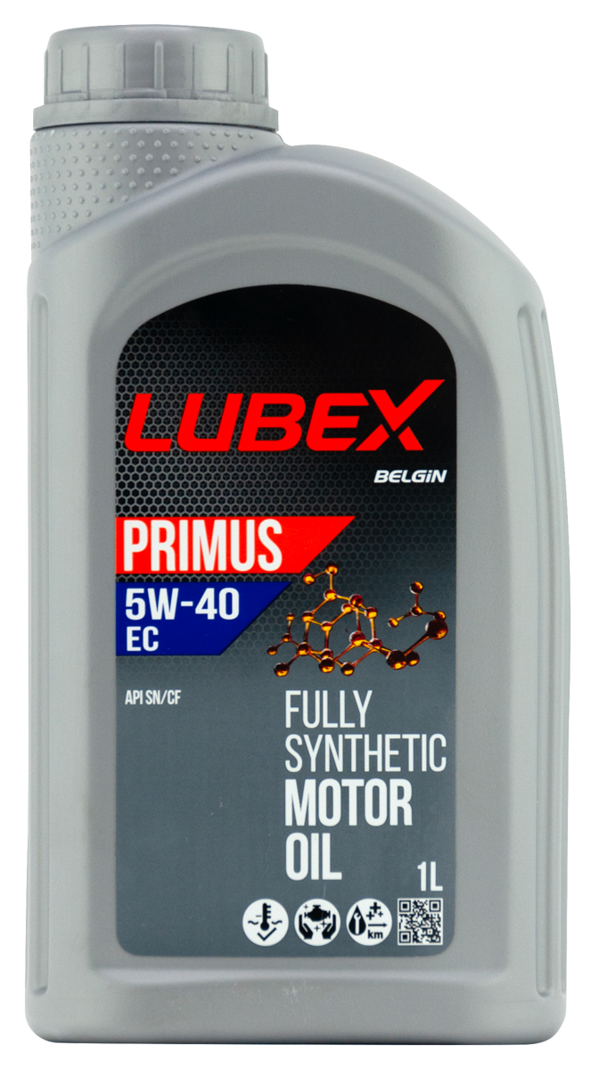 L034-1312-1201 LUBEX Синтетическое моторное масло PRIMUS EC 5W-40 (1л)