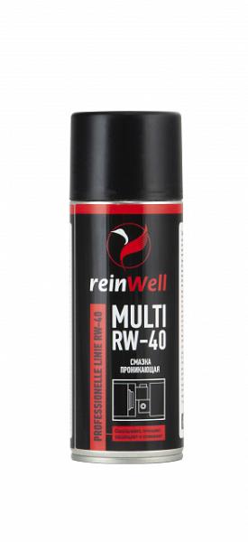 3241 ReinWell Универс. средство (смазка проникающая) MULTI RW-40 (0,4л)