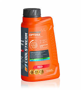 Охлаждающая жидкость(антифриз) CoolStream OPTIMA  RED кан.1 кг