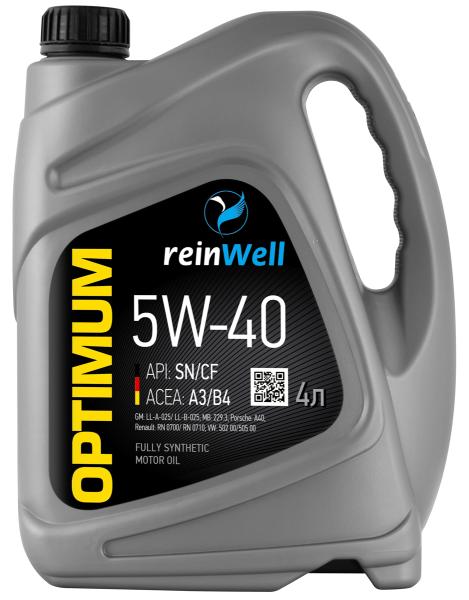 4933/11632 reinWell мот.масло OPTIMUM 6300 5W-40 (4л)